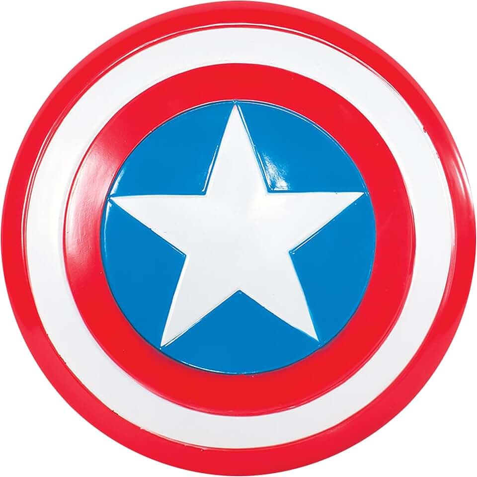 Rubies Scudo Capitan America per bambino e bambina, Licenza Ufficiale Marvel Avengers, Taglia Unica per compleanno, regali, feste, Carnevale