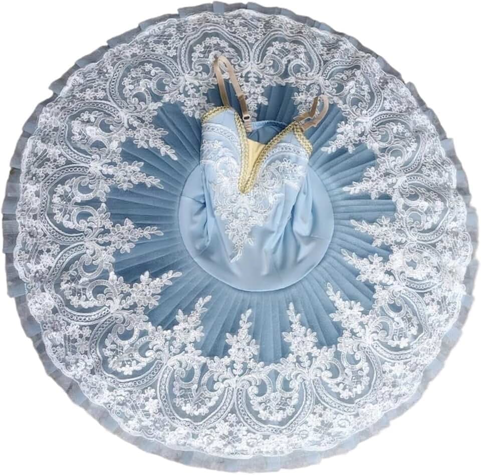 Gonna Tutu da Balletto Professionale for Adulti, Taglia Extra, Cerchio in Acciaio per Palla