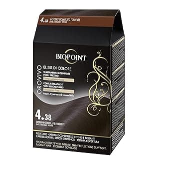 Biopoint Orovivo - Elisir di Colore, Set Tinta Capelli in Olio Senza Ammoniaca, Azione Nutriente e Illuminante, Dona un Colore Intenso e Brillante, 142 ml, Packaging Vary May