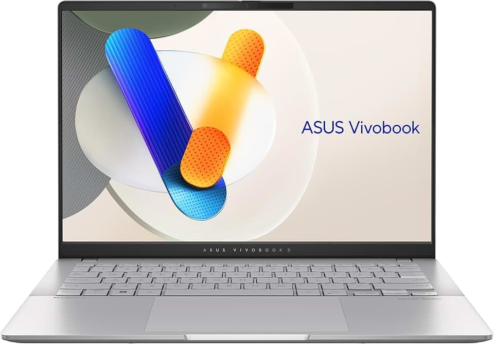 ASUS Vivobook S 14 M5406KA#B0DPG333XZ, Notebook in alluminio, Copilot+ PC, Monitor da 14" WUXGA OLED Glossy, 60Hz, AMD Ryzen AI 7 350, RAM 16GB, 512GB SSD, Windows 11 Home, Argento