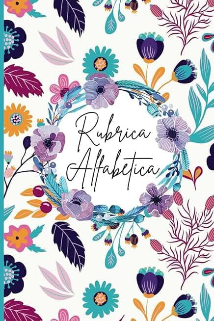 Rubrica alfabetica: Quaderno A5 a Righe con 4 pagine per ogni lettera- 104 Pagine in ordine alfabetico dalla A alla Z