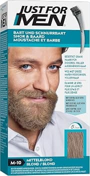 Just For Men Barba & Baffi, Tinta Uomo Senza Ammoniaca, Biondo Medio M10