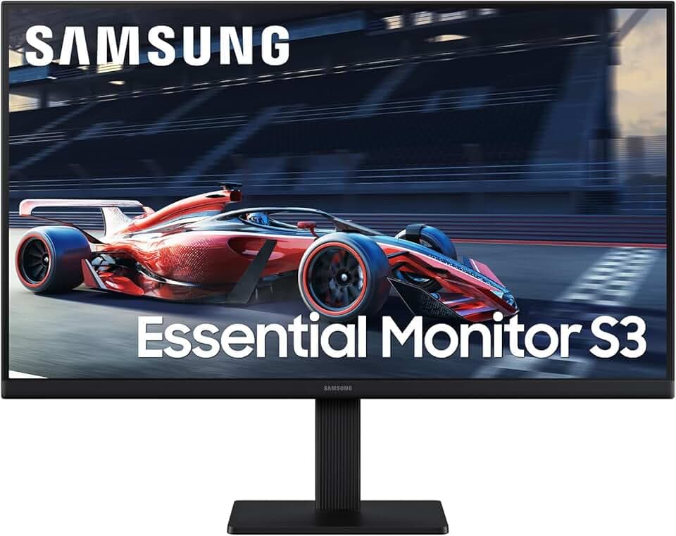 Samsung Monitor S30GD (S24D302), Flat, 24'', 1920x1080 (Full HD), IPS, 100Hz, 5ms (GtG), D-Sub, HDMI, Eye Saver Mode, Flicker Free