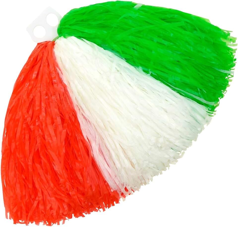 W WIDMANN MILANO Party Fashion - Pom Pom, cheerleader, costume da liceale, accessorio, carnevale
