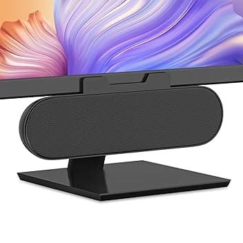 Altoparlante PC USB, Portatile Computer Altoparlanti per Desktop, Laptop, Mini Casse Soundbar PC con Design a Clip per Monitor, Plug and Play