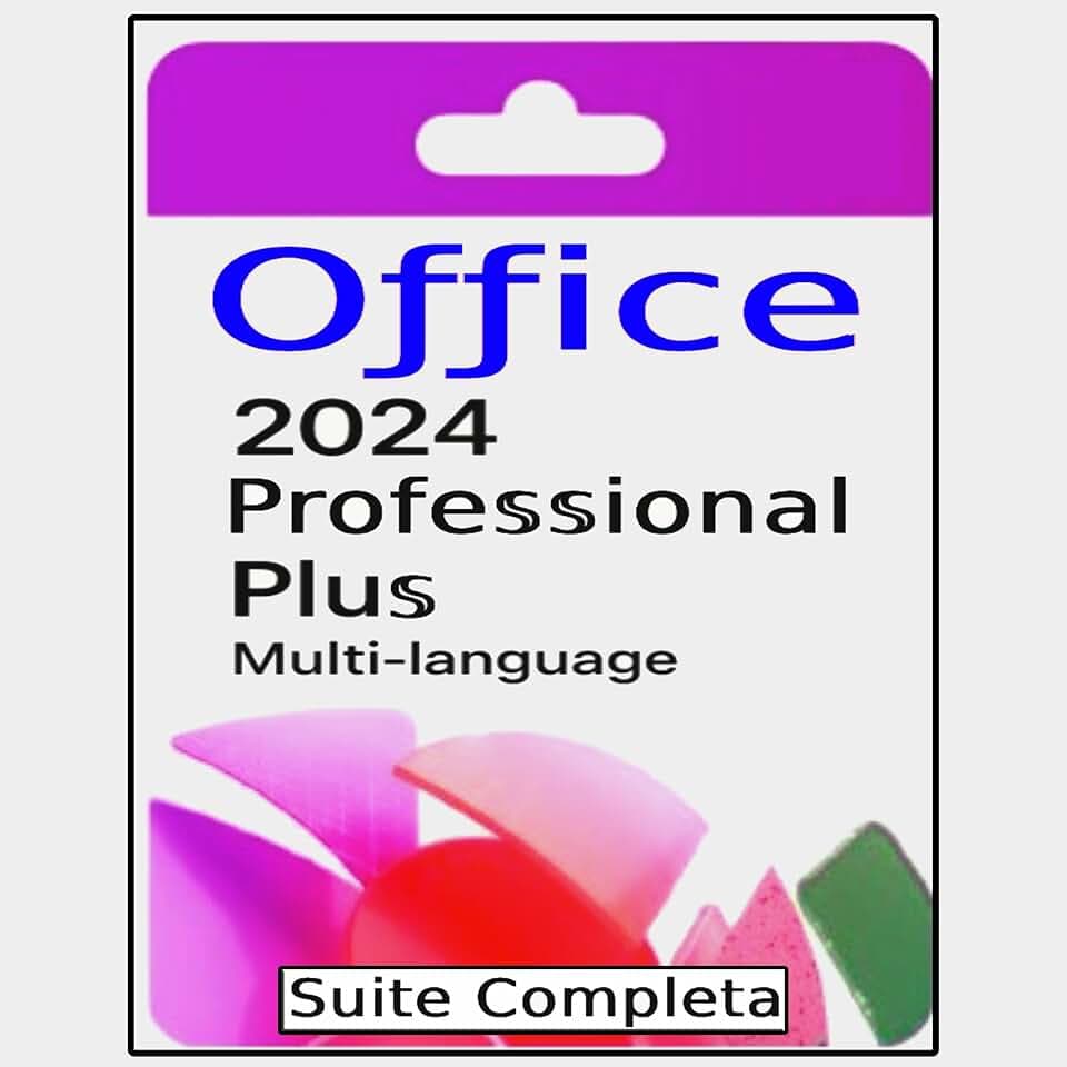 Suite MS_Oƒƒice_2024_Profe𝕤𝕤ional_Plu𝕤 - Licenza Digitale - Attivazione Online o Telefonica - Compatibile Windows - Consegna Digitale nei Messaggi Amazon + Spedizione cartecea con Poste Italiane