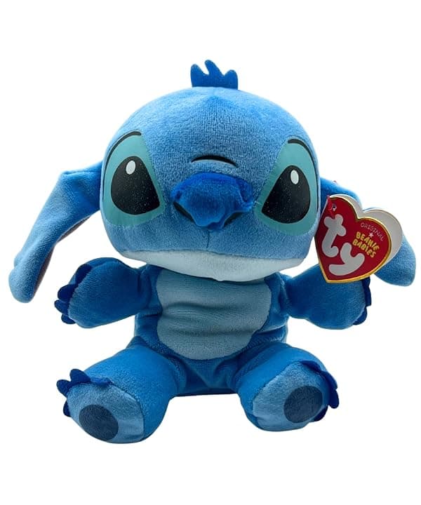 TY - Collezione Lilo & Stitch, Stitch, Morbido Peluche da Collezionare, Idea Regalo per Grandi e Piccini - 20 cm - T44010