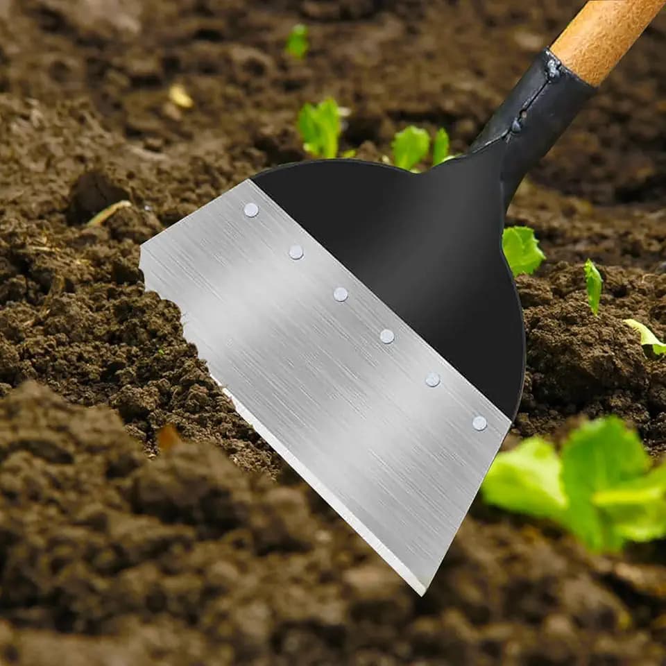 Pala da Giardino Multifunzionale,Pala di Pulizia Multifunzionale,Adatto per Diserbo, Spalatura Neve, Pulizia, Pulizia Agricola, Diserbo, Concimazione, Rivoltamento del Terreno (28cm)