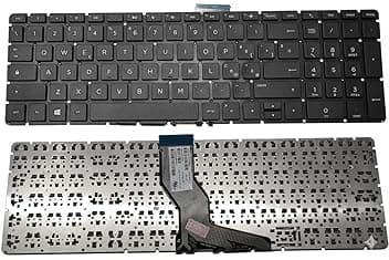 Tastiera di ricambio Italiana Compatibile con HP per Notebook Pavilion 250 G6, HP 255 G6, 15-BS 15-BW 15Q-BD 17G-BR 15-CB 15-CC 17-BS senza frame colore nero