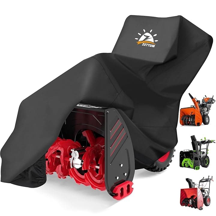 Zettum Custodia protettiva per spazzaneve, rivestimento in PU 600D, impermeabile e resistente, accessorio per EGO, Honda, Ryobi, Cub Cadet, Ariens, Troy Bilt, Toro