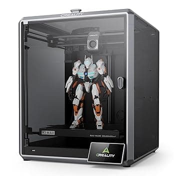 Creality K1 Max Stampante 3D Pronta, Max 600 mm/s, AI Camera, AI LiDAR, Livellamento Automatico, Doppio Raffreddamento, 300x300x300mm per Uffici, Aziendee Fai-da-te