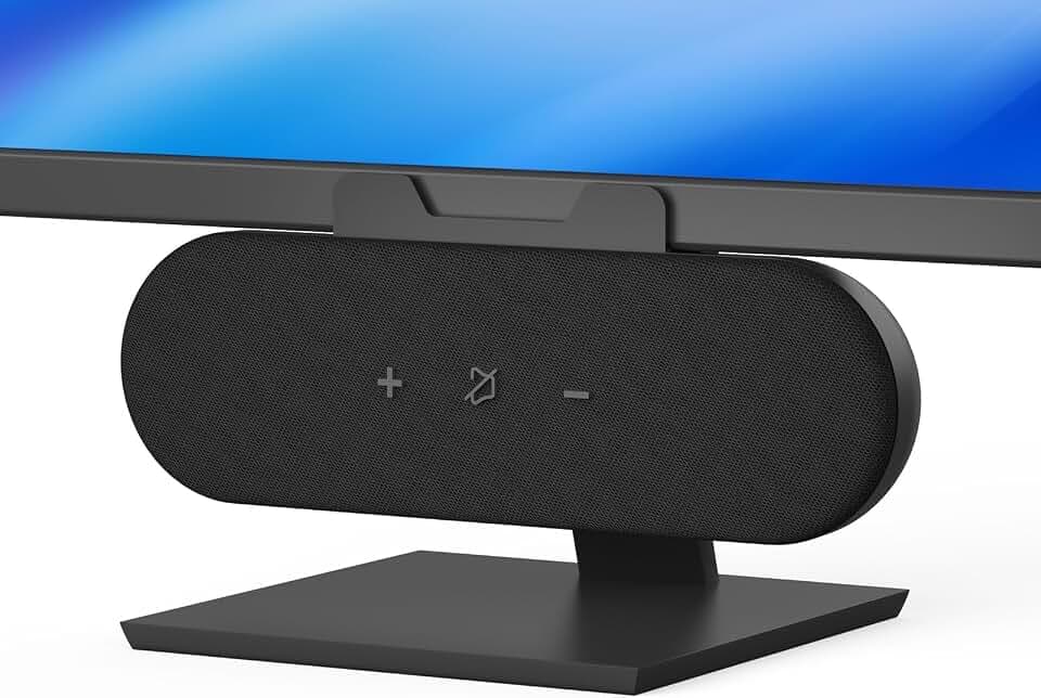 ZETIY Casse per PC, Altoparlante per PC, Alimentazione USB, Monitorare Mini Soundbar per Telefono, Notebook, PC, Laptop, Desktop - Plug and Play
