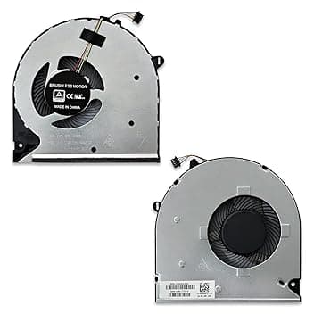 New Net - Ventola CPU Fan L52034-001, DC28000N6F0, DFS5K12114464N compatibile con HP HP 15-dw, 15-gw, 250 G8, 250 G9 [4 pin - diametro 55 mm]
