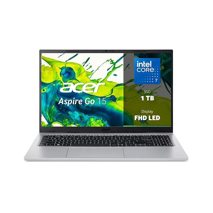 Acer Aspire Go 15 AG15-72P-78E4 PC Portatile, Notebook, Processore Intel Core 7 150U, RAM 32 GB DDR4, 1024 GB PCIe NVMe SSD, Display 15.6" FHD, Scheda Grafica Intel Graphics, Windows 11 Home EPEAT