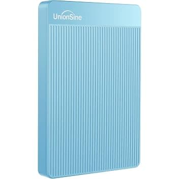 UnionSine Hard Disk Esterno 2,5" 500GB Ultra Slim Portatile USB3.0 SATA HDD