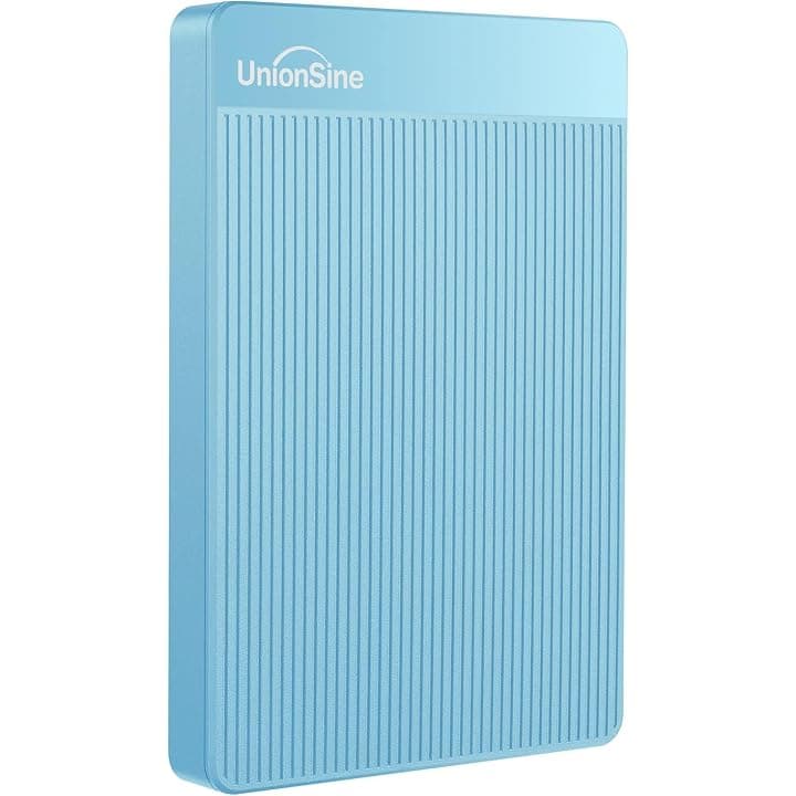 UnionSine Hard Disk Esterno 2,5" 500GB Ultra Slim Portatile USB3.0 SATA HDD