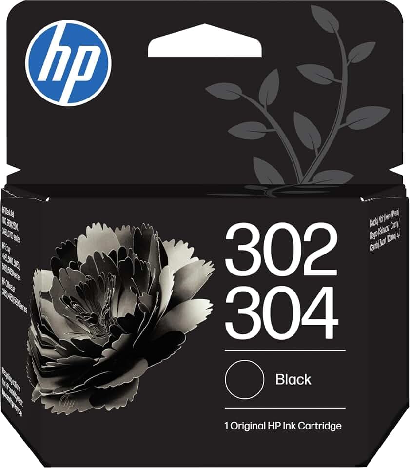 HP 302/304 Nero, Cartuccia Inchiostro Originale