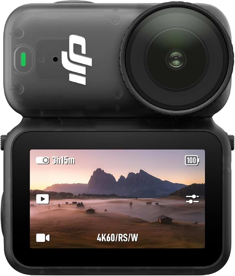 DJI Osmo Nano Combo Standard (64 GB) - Piccola fotocamera per vlog 4K/60fps con un sensore da 1/1,3″, video con ampio FOV di 143°, Registrazione di 200 minuti, Fotocamera magnetica POV 4K per Vlog