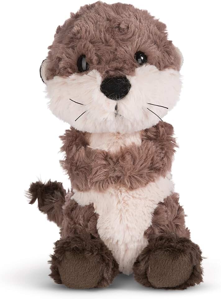 NICI 49150 Cuddly Toy Otter Oda 20 cm Grey Slipping Sustainable Soft Plush Cute Plush Toy for Cuddling And Playing, for Children And Adults, Great Gift Idea