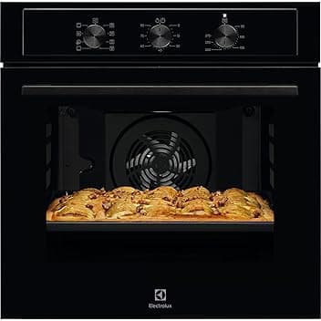 Electrolux EOH2H044K Serie 300 Forno Multifunzione, Capacità 68 L, EOH2H044K, Classe A+, Pulizia AquaClean, Cottura Uniforme, Funzione Pizza, 589x594x568 mm, Nero