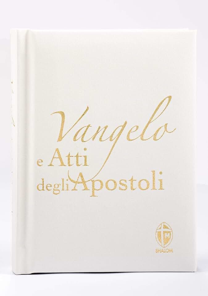 Vangelo e Atti degli Apostoli. Edizione pregiata in ecopelle bianco