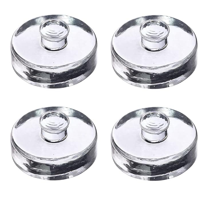 Westmark Pesi da fermentazione – pesi da fermentazione in vetro composti da 4 pesi da fermentazione, accessori da fermentazione – vetro, Ø 7 cm, 4 pz.