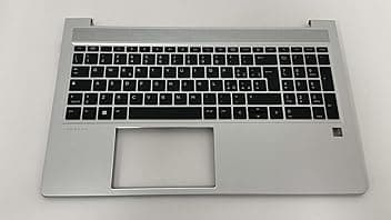 Cover Poggiapolsi Palmrest compatibile con HP Probook 450 G8 con Tastiera Italiana Retroilluminata M21742-001