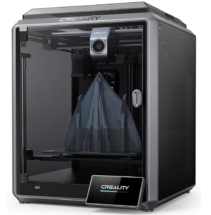 Creality K1 Stampante 3D 600 mm/s ad alta velocità, Livellamento Automatico, Dettaglio Liscio di 0,1 mm Aggiornato, Raffreddatore a Doppia Ventola, Dimensioni di Stampa 8,66x8,66x9,84 po