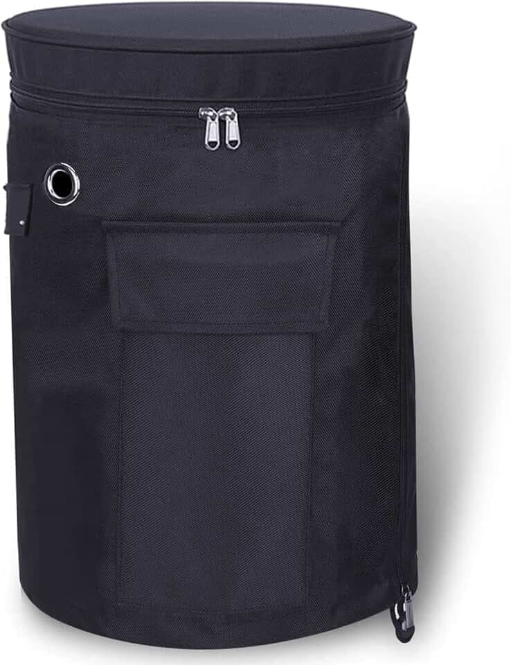 Kovshuiwe Copertura per serbatoio di propano, copertura protettiva per bottiglia di gas da 11 kg, copertura di protezione per bottiglia di gas,serbatoio di gas 600D Oxford anti-UV impermeabile (66 x