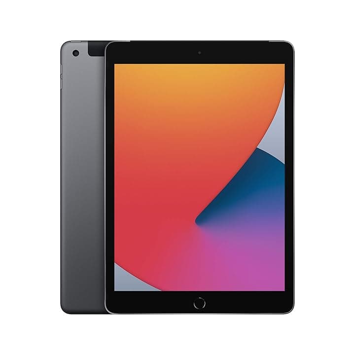 Apple 2020 iPad (10,2-pollici, Wi-Fi + Cellulare, 128GB) Grigio Siderale (Ricondizionato)