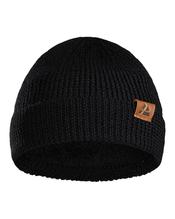 DANISH ENDURANCE Berretto Beanie in Lana Merino con Fodera in Pile, Berretto a Maglia, Berretto Invernale Uomo e Donna OEKO-TEX STANDARD 100