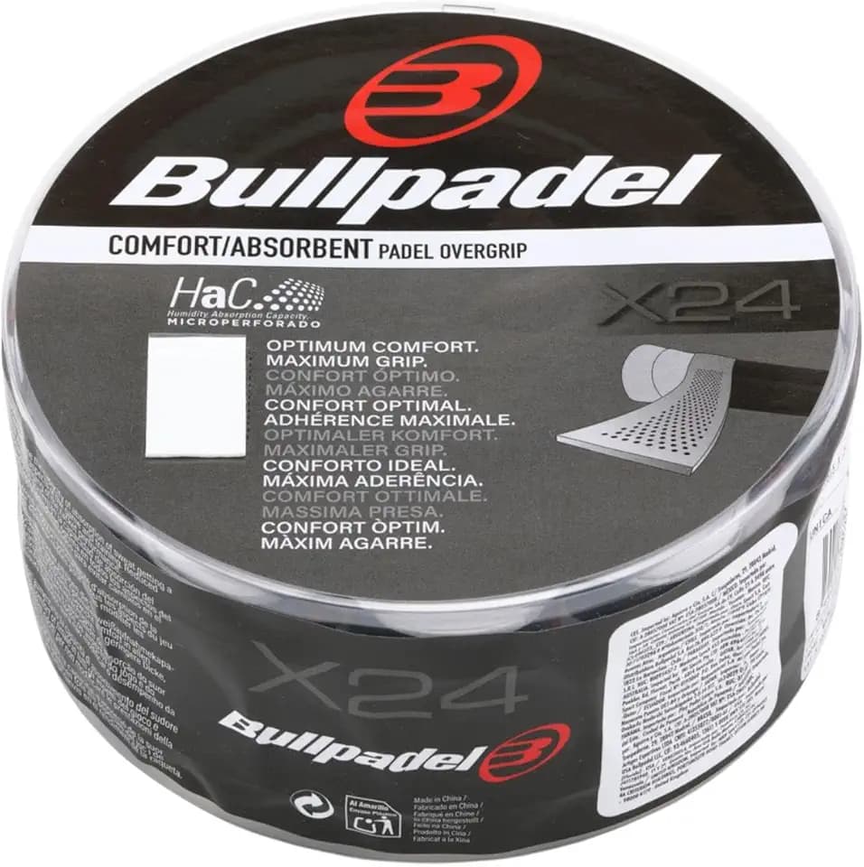 Secchio 24 pz. OVERGRIPS BULLPADEL Comfort HaC GB1615 EX