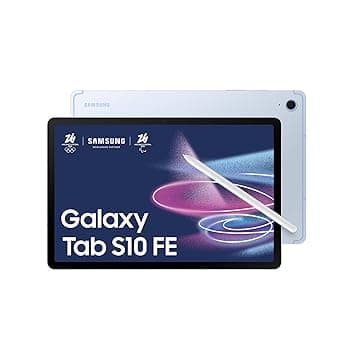Samsung Galaxy Tab S10 FE, 3 anni di garanzia, Android Tablet, Display 10.9" LCD, Wifi, RAM 8GB, 128GB, 8.000 mAh, S Pen, Android 15, IP68, Blue [Versione italiana]