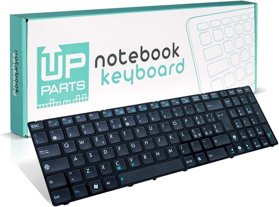 Tastiera Italiana Compatibile con ASUS per Notebook X52 A52 G51 G53 G60 G72 G73 K42 K52 K53 Serie, p/n 04GNV32KIT00 04GNV32KIT01 0KN0-E02IT02 0KN0-E02IT03 Tastiera di ricambio