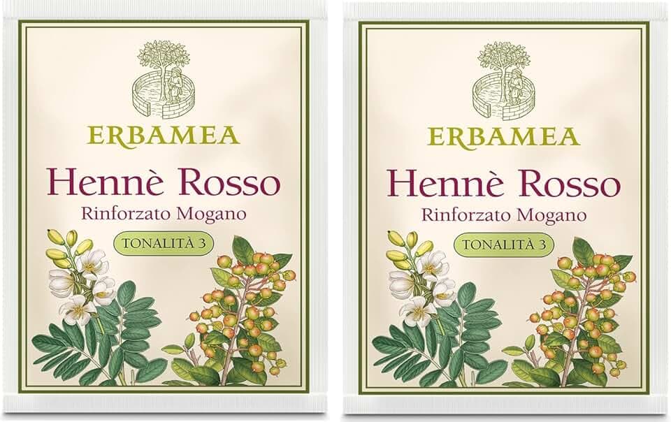 Henne' Rosso Mogano - 2 Confezioni Da 100 Gr