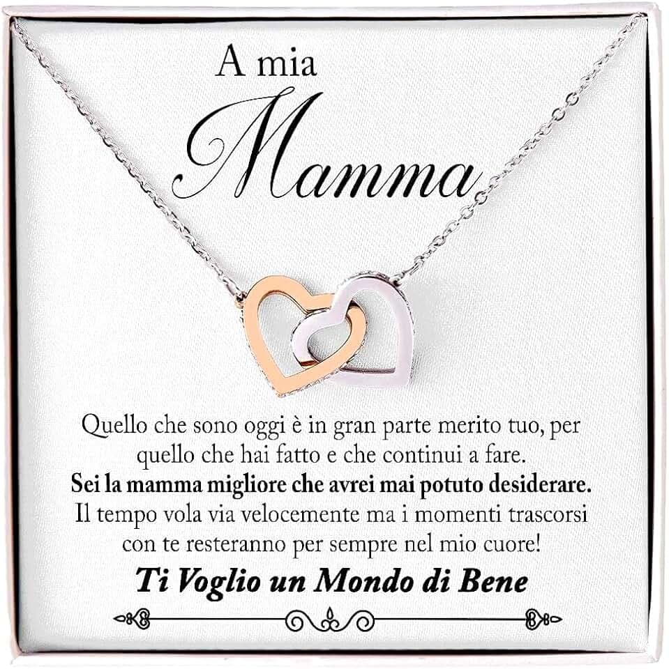 NONNA PROFESSIONISTA Collana Donna Mamma Nonna Suocera Amore Finitura in Oro, Argento Idee Regali per lei Nonna Compleanno Natale - Cofanetto con DEDICA incluso