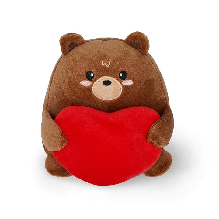 Legami - Peluche Plush Super Soft!, Tema Teddy Bear, Formato Mini, con Carta d'Identità personalizzabile, Sta in Piedi da Solo, 14x15x12 cm
