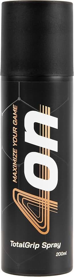 4on TotalGrip Spray - Antiscivolo per Migliorare la Presa della Racchetta da Padel. Fornisce la Massima Presa e Il Massimo attrito per Mani sudate