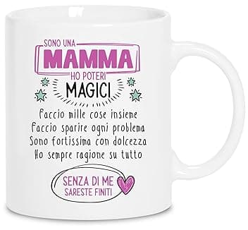 Tazza Festa della Mamma - Tazze Simpatiche per le Future Mamme - Regalo Nonna Compleanno - Idea Regalo Simpatica Donna - Regali per Mamma Natale Divertenti - Regali per Donna Divertente Originali