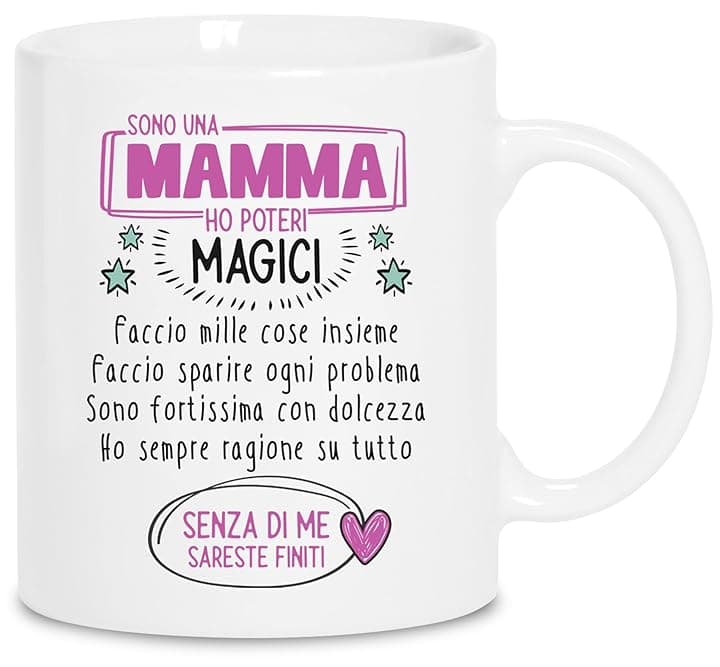 Tazza Festa della Mamma - Tazze Simpatiche per le Future Mamme - Regalo Nonna Compleanno - Idea Regalo Simpatica Donna - Regali per Mamma Natale Divertenti - Regali per Donna Divertente Originali