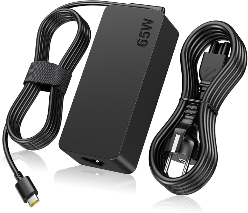 Alimentatore 65W USB-C PD Caricatore Tipo C Notebook