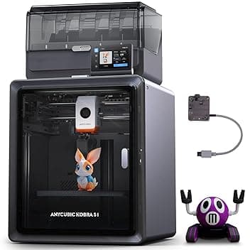 ANYCUBIC Kobra S1 Combo Stampante 3D, Asciugatura e Stampa in Uno, 600 mm/s ad Alta Velocità, Stampa mUlticolore per Tutti i Principali Filamenti, Dimensioni di Stampa 250 x 250 x250 mm