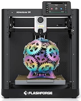 Flashforge Adventurer 5M Stampante 3D FDM con Livellamento Automatico, Velocità di stampa12 Vlte più Veloce (600mm/s), estrusore a azionamento diretto, ugello rimovibile rapido,220 * 220 * 220mm