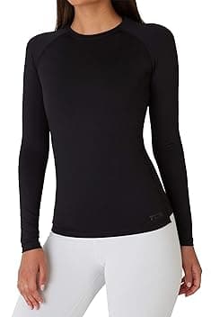 TCA SuperThermal Maglia Termica Donna Manica Lunga - Intimo Termico Donna Invernale - Maglietta Termica Sportiva - Maglie Termiche - Maglia Intima Quickdry - Abbigliamento Termico OEKO-TEX STANDARD 100