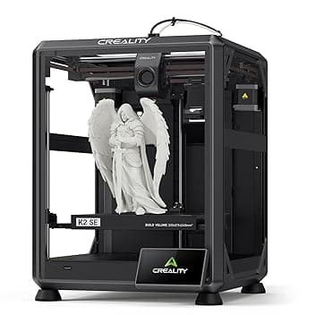Creality K2 SE Stampante 3D, supporto CFS per stampa multicolore, stampa ad alta velocità 500 mm/s, livellamento automatico, controllo delle vibrazioni, estrusore Direct-Drive, volume di costruzione