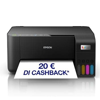 Epson EcoTank ET-2862 Stampante con Serbatoi D’inchiostro | Stampa a Casa Alti Volumi | Wi-Fi | A4 | Stampa, Copia, Scansione | 3 Anni D'Inchiostro Inclusi