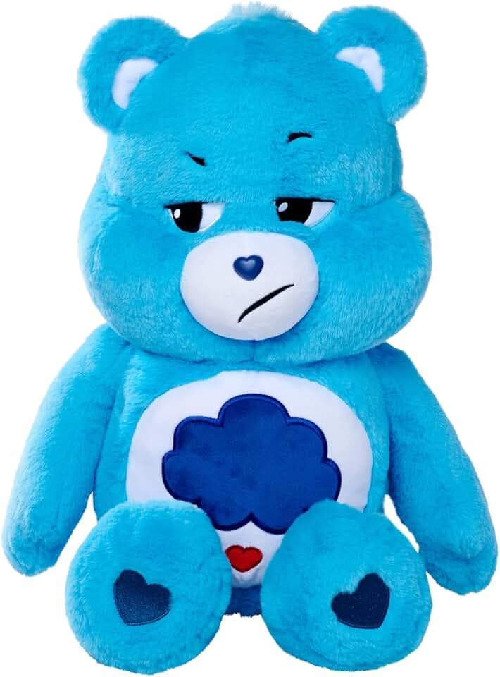 Simba - Care Bear Brontolorso, dimensioni 60cm, +0 mesi, blu con nuvoletta sul pancino 6305878023038
