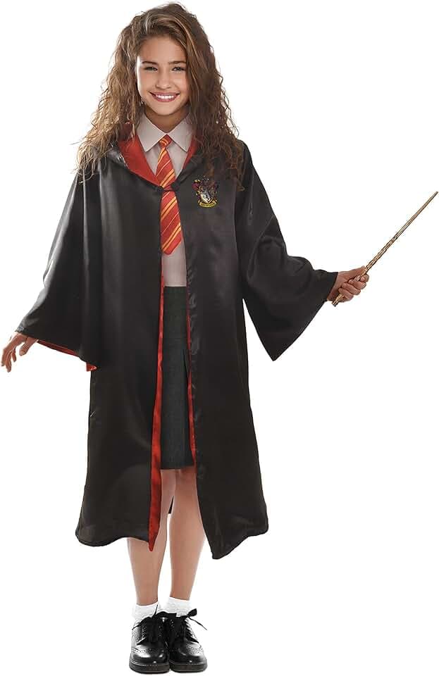 Ciao-Hermione Granger costume travestimento bambina originale Harry Potter (Taglia 9-11 anni), Colore Nero, 11729.9-11