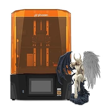 Phrozen Sonic Mighty Revo 16K Stampante 3D a Resina, LCD Mono 10.1", Risoluzione 14x19 µm, Volume 211x118x235 mm, Calibrazione Un Tocco, Rilevamento Guasti, App Multi-Stampante