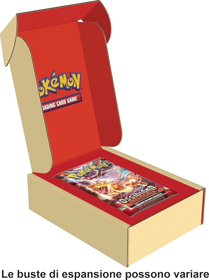 Confezione di buste assortite del GCC Pokémon (quattro buste di espansione per un totale di 40 carte; può contenere più buste della stessa espansione), edizione in italiano. Esclusiva Amazon
